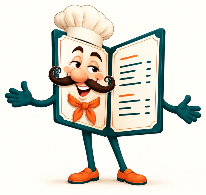 Bito, the MenuBito guide, welcoming you with open arms